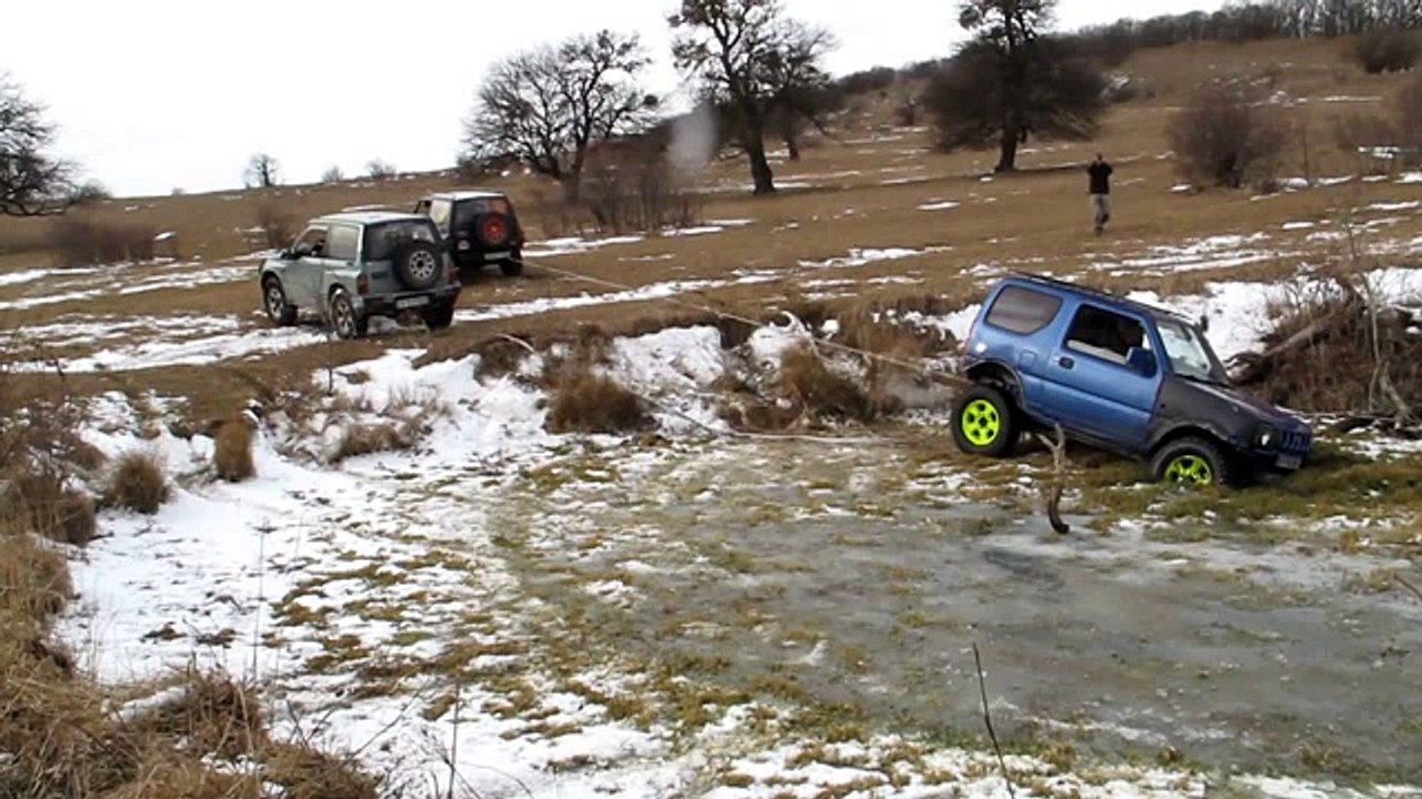 Suzuki Jimny fell into the swamp OFF Road 2016