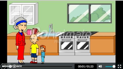 Caillou Misbehaves While Cooking