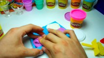 Peppa Pig and Cars Doug Set, Play Doh Sweet Creations with Peppa Pig Toys, Playdough Video Cars