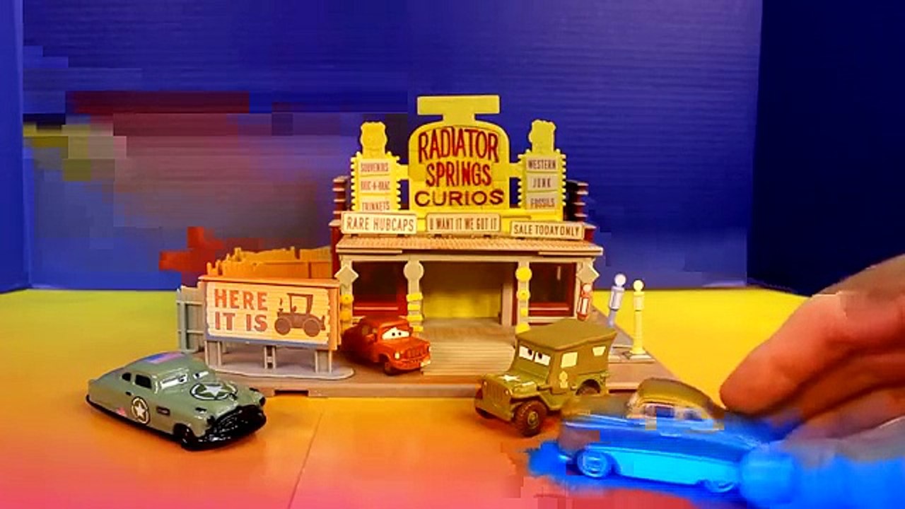 Disney Pixar Cars Army Doc Tells Army Car Lightning McQueen Mater Cars War 3 Filmore