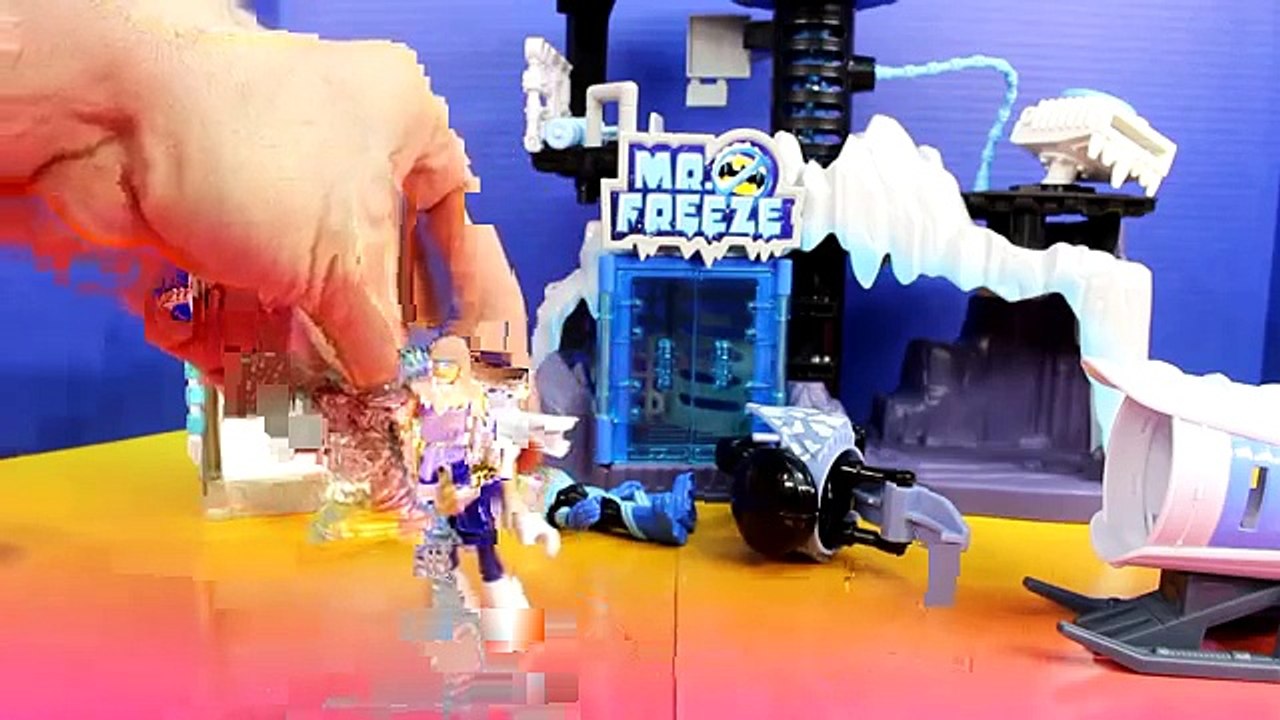 Imaginext Captain Cold Freezes Frozen Batman Mr Freeze Nightwing Saves The Day