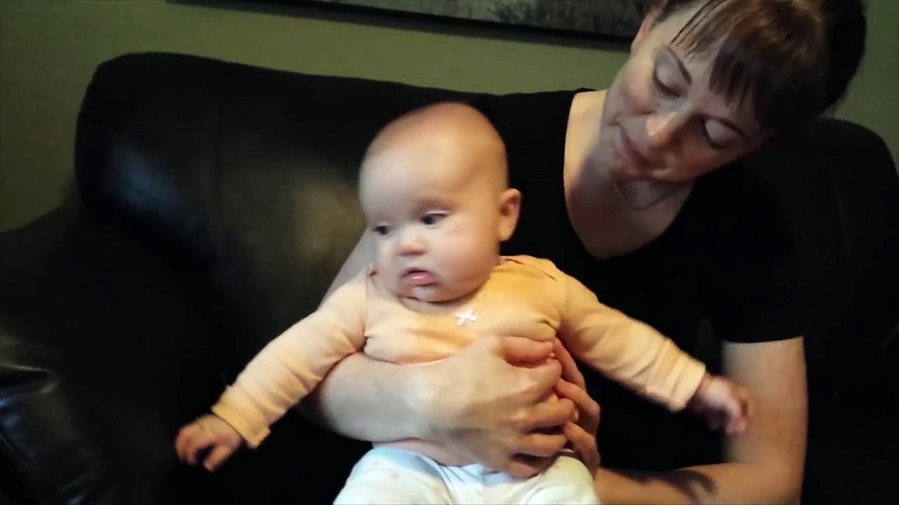 Baby Smiles After Picture is Taken