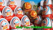 Kinder Surprise Eggs: 20  Kinder Joy Surprise Eggs Toy Cars Chupa Chups Surprise Toys