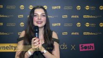 Clara Channel après sa victoire, son interview | melty Future Awards 2016 - MFA