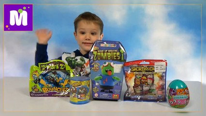 Монстры и зомби ходит ножками распаковка игрушек сюрпризы . Новое видео на канале Мистер Макс . Unboxing Monsters and Zombie funny toys.mp4 (1)
