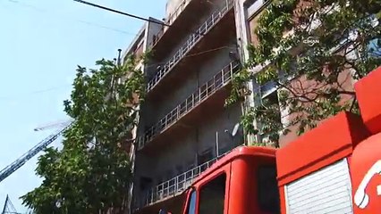 Bakanlık binasında yangın paniği