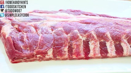How to remove the Membrane from Pork Ribs