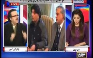 Dr Shahid Masood Defending Imran Khan On Dhanra Politics