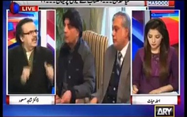 Dr Shahid Masood Defending Imran Khan On Dhanra Politics