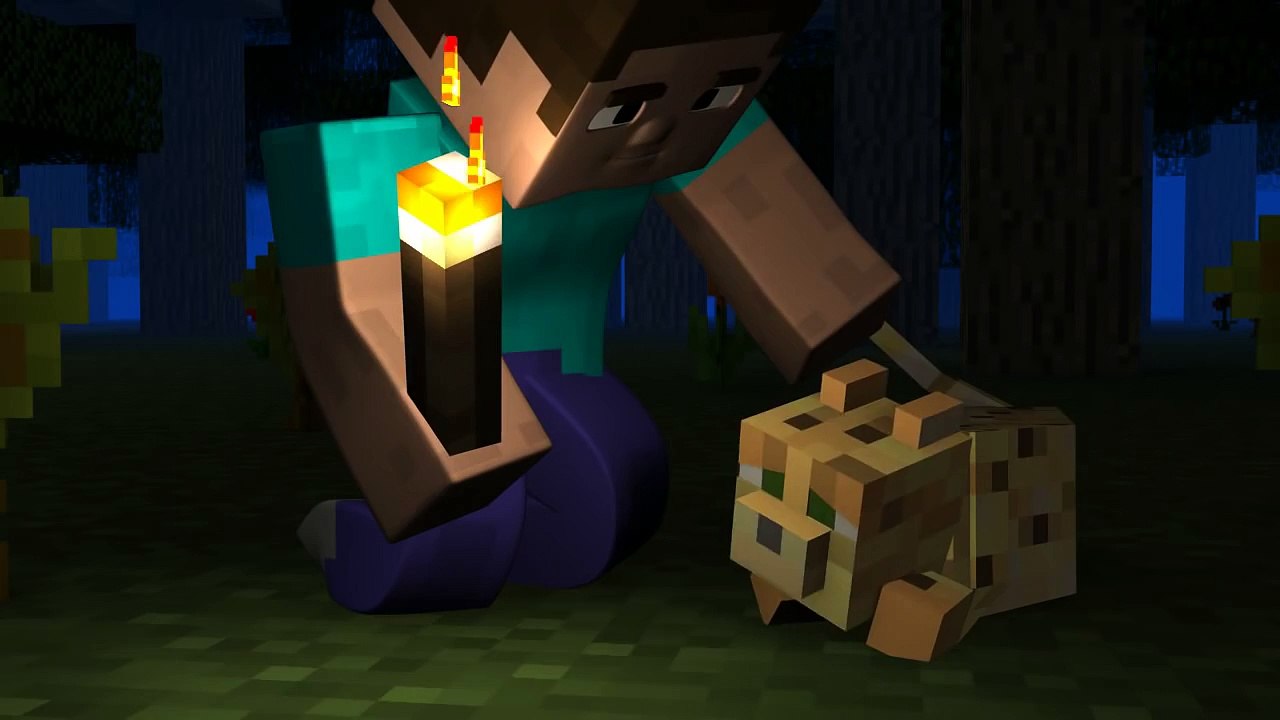 Herobrines Cat 2 - Herobrine Animation, Minecraft