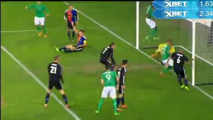 1-0 Bayal Sall - Saint-Étienne v. Basel - 18.02.2016 HD