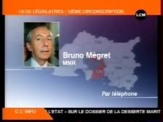 Bruno Mégret - 30 mai 2007 - L.C.M.