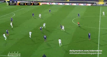 Christian Eriksen Fantastic Long Range Shot - Fiorentina v. Tottenham 18.02.2016 HD