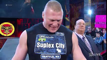 Dean Ambrose welcomes Brock Lesnar’s brutality- Raw, February 8, 2016