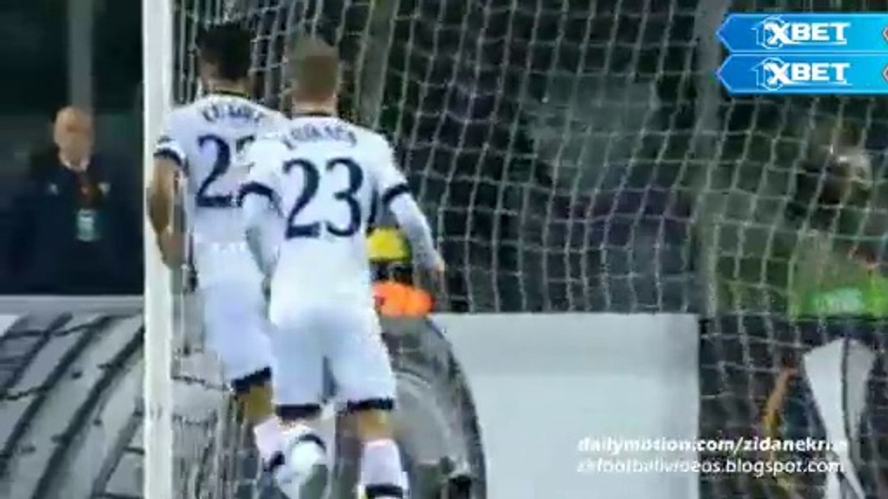 0-1 Nacer Chadli Penalty - Fiorentina v. Tottenham 18.02.2016 HD