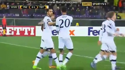 Nacer Chadli Goal Fiorentina 0-1 Tottenham Europa League