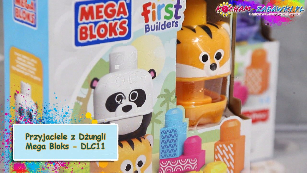 Mega Bloks - FIrst Builders - Stack `n Roll Forest Friends / Przyjaciele z Dżungli - DLC11