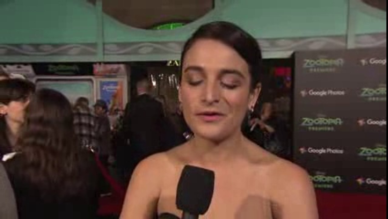 Zootopia Jenny Slate Bellwether Red Carpet Moive Premiere In