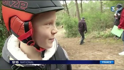 En Vendée, on pratique la luge en forêt