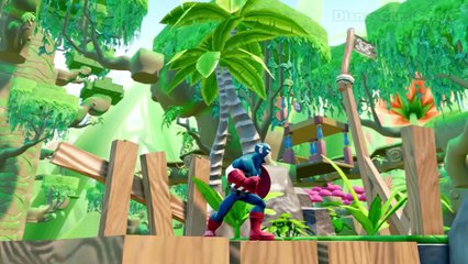 Fairy Tinkerbell Plays w  Avengers Captain America & Aladdin - Animation + Children s Nurseryrhymes