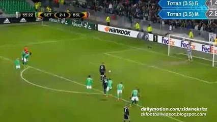 GOOOAL 2-2 Marc Janko Goal HD - Saint Etienne v. Basel 18.02.2016 HD