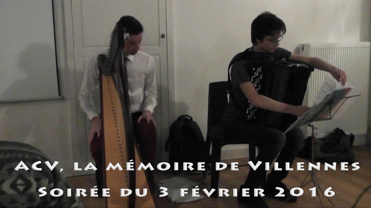 Soirée ACV du 13 février 2016 : concert de Ronan Houziaux et Constantin Guillaume