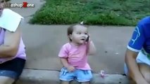 Cute Funny Babies Talking On The Phone Compilation 2014