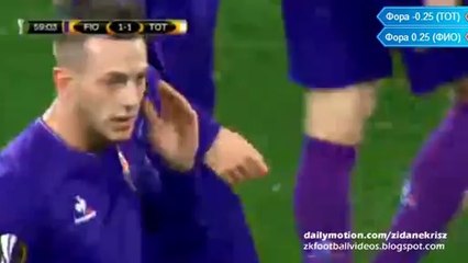1-1 Federico Bernardeschi - Fiorentina v. Tottenham 18.02.2016 HD