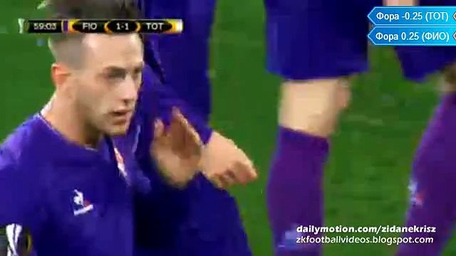 Federico Bernardeschi Goal - Fiorentina 1-1 Tottenham 18.02.2016 HD