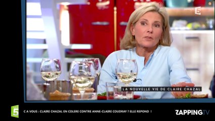 C à Vous : Claire Chazal en colère contre Anne-Claire Coudray ? Elle répond ! (vidéo)