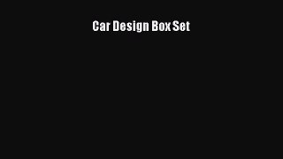 Read Car Design Box Set Ebook Free
