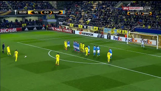 Denis Suarez Goal HD - Villarreal 1-0 Napoli - 18-02-2016