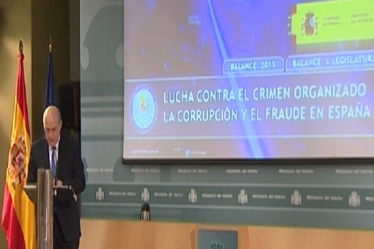 Casi siete detenidos al día por corrupción en 2015