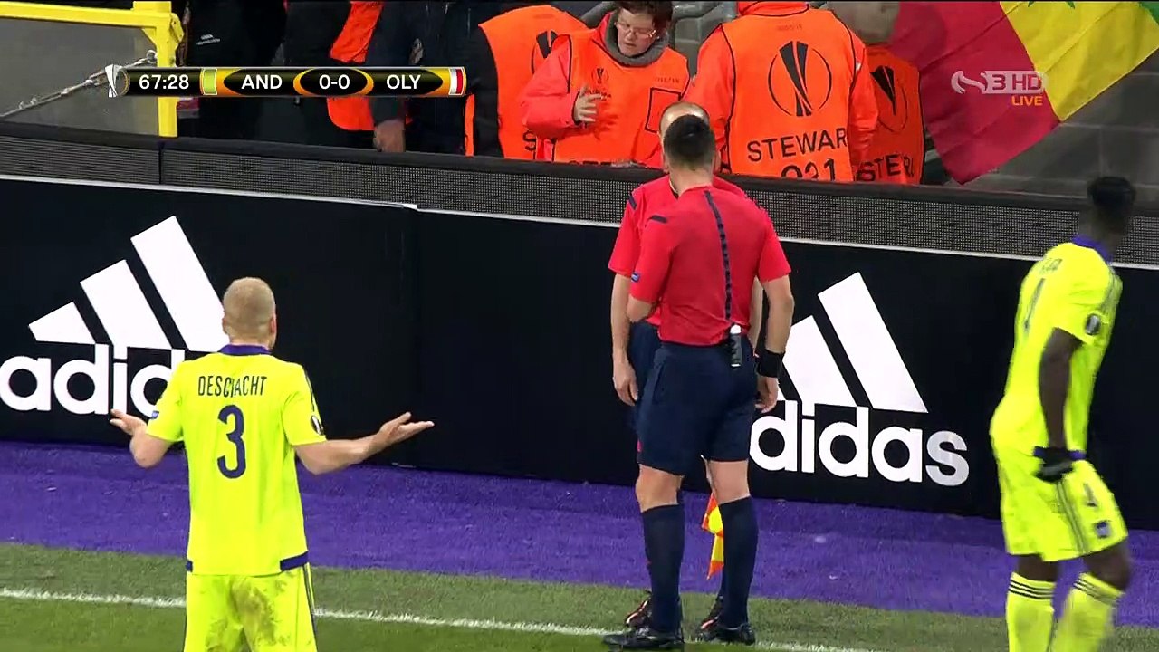 All Goals HD - Anderlecht 1-0 Olympiakos Piraeus - 18-02-2016