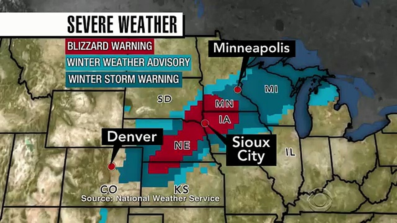 Middle America slammed by blizzard (News World)