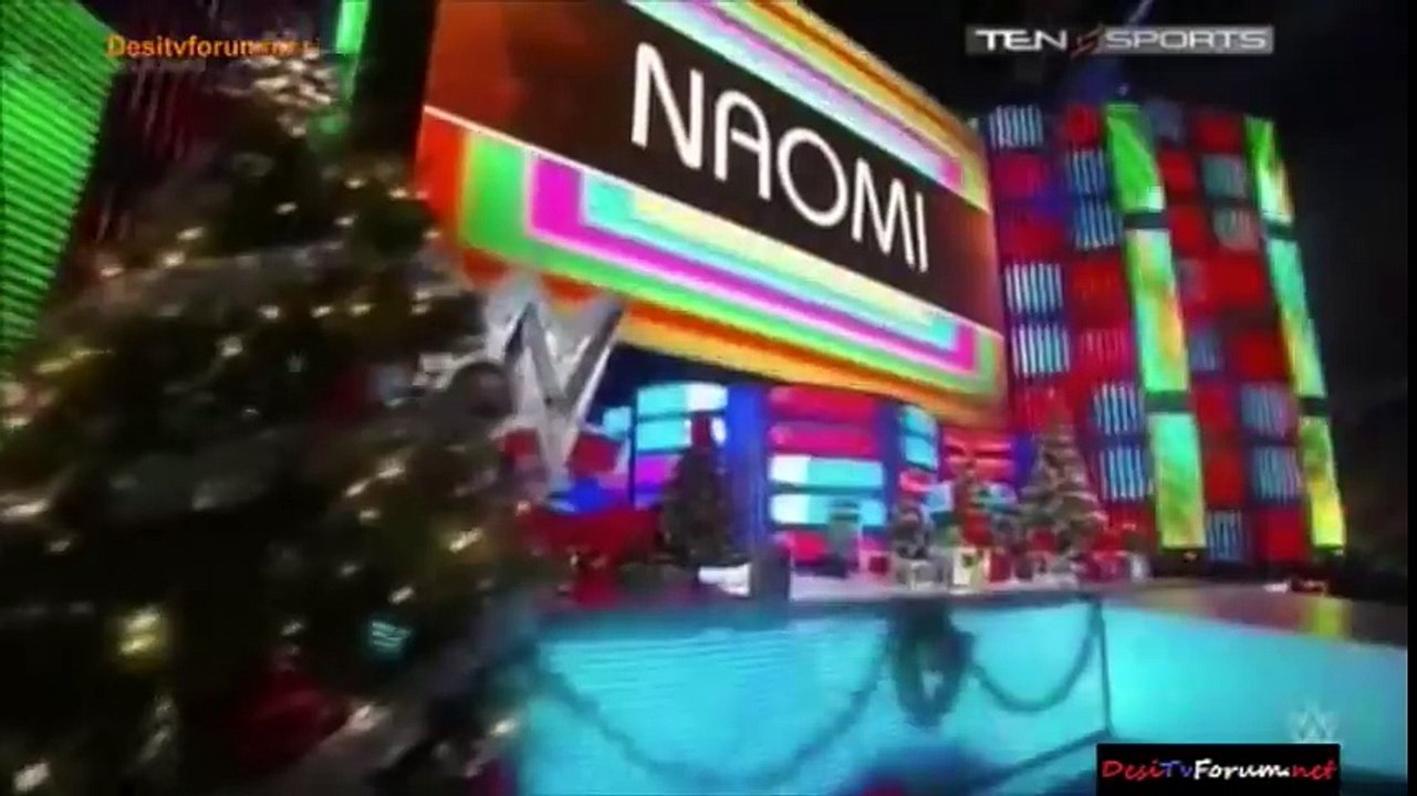 Naomi vs Alicia fox SMACKDOWN 12 26 2014