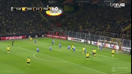 هدفين فوز بروسيا دورتموند علي بورتو في ذهاب دور 32 الدوري الاوروبي 18-2-2016