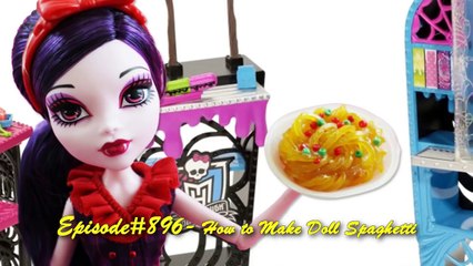 How to Make Doll Spaghetti - Easy Doll Crafts