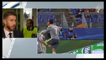 Sergio Ramos Declaraciones a Salida vestuario Roma 0 - Real Madrid 2
