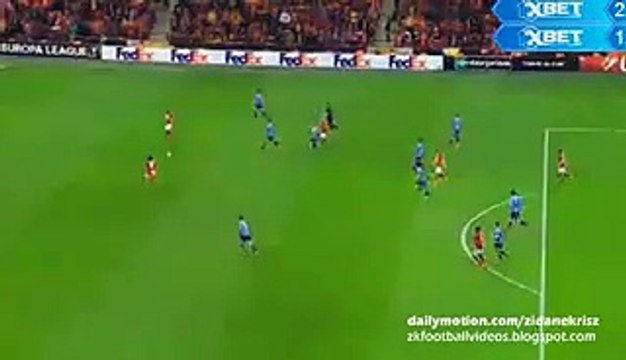 Sabri Sarıoğlu Goal HD Galatasaray 1-0 Lazio 18.02.2016 HD