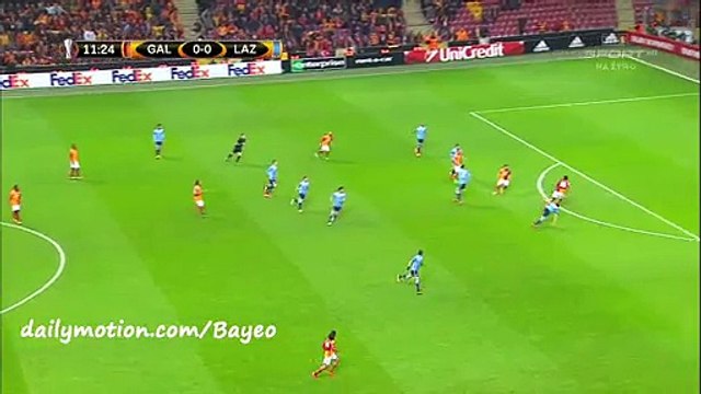 Sabri Sarioglu Goal HD - Galatasaray 1-0 Lazio - 18-02-2016 -
