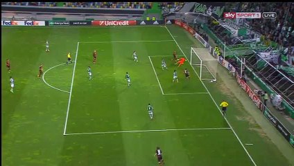 Karim Bellarabi Goal HD - Sporting 0-1 Leverkusen  18-02-2016