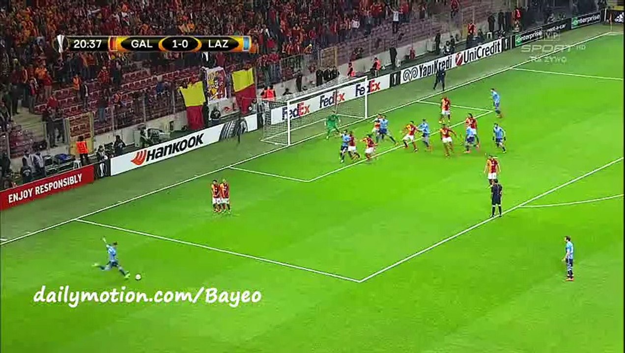 Sergej Milinkovic-Savic Goal HD - Galatasaray 1-1 Lazio - 18-02-2016