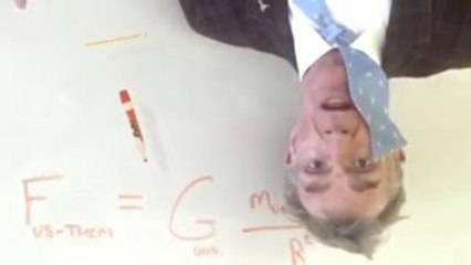 Bill Nye watches the new OK Go music video