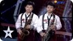 Twins Play Saxophone - Do & Di - Audition 1 - Indonesia's Got Talent [HD]