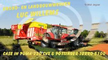 Case IH Puma 230 cvx & Pöttinger Torro 5100 Loonw. Luc Willems