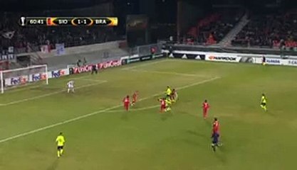 Rafa Silva Goal HD - Sion 1-2 Braga - 18-02-2016