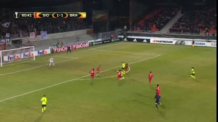 Rafa Silva Goal HD - Sion 1-2 Braga - 18-02-2016