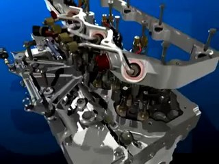 3D Otomotif Cara kerja Diesel Engine Animation