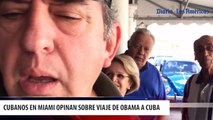 Cubanos en Miami opinan sobre viaje de Obama a Cuba